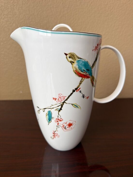 Lenox Other - Lenox Chirp Pitcher Carafe with Lid 8.5" H Pre-owned w/no Box